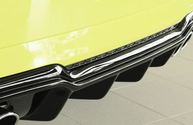 Rieger Rear Diffuser Gloss Black - S3 (8V) 3/5 Door Hatch (2017 + )