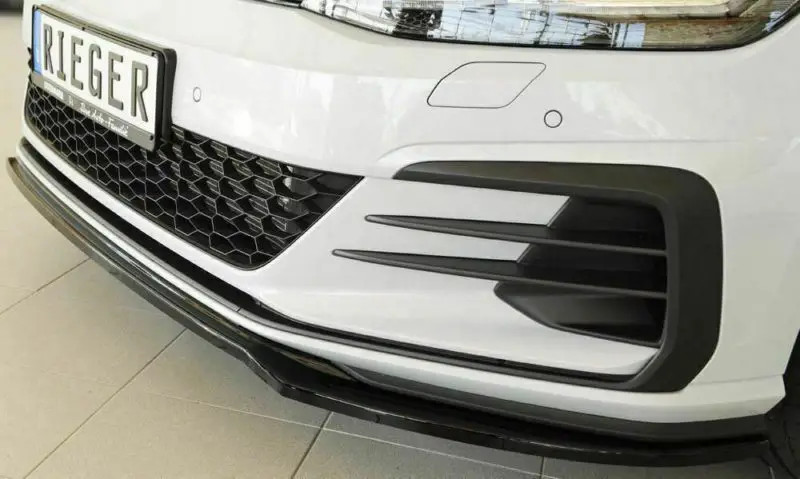 Rieger Front Splitter Satin Black - Golf MK7 GTI & GTD