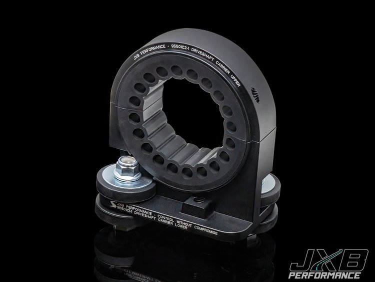 JXB Prop Shaft Carrier - Porsche 955 Cayenne/7L Touareg - Street Bushings - With Tunnel Brace