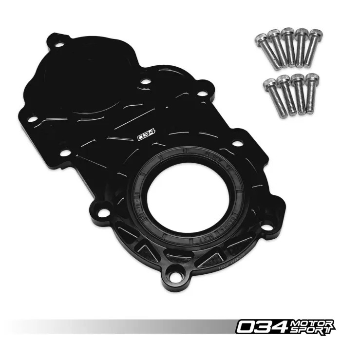034 Motorsport Billet Aluminum Front Main Seal - B8/B8.5/C7 EA837 3.0T Supercharged Vehicles, view 1