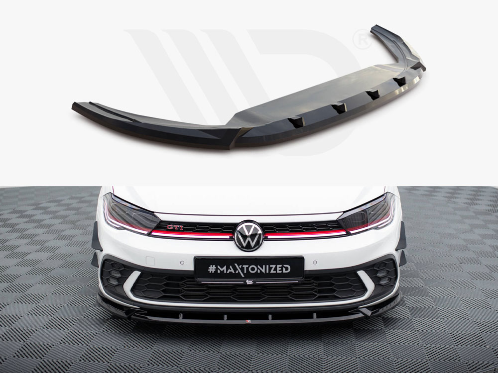 Maxton Design Front Splitter V.2 Volkswagen Polo Gti Mk6 Facelift