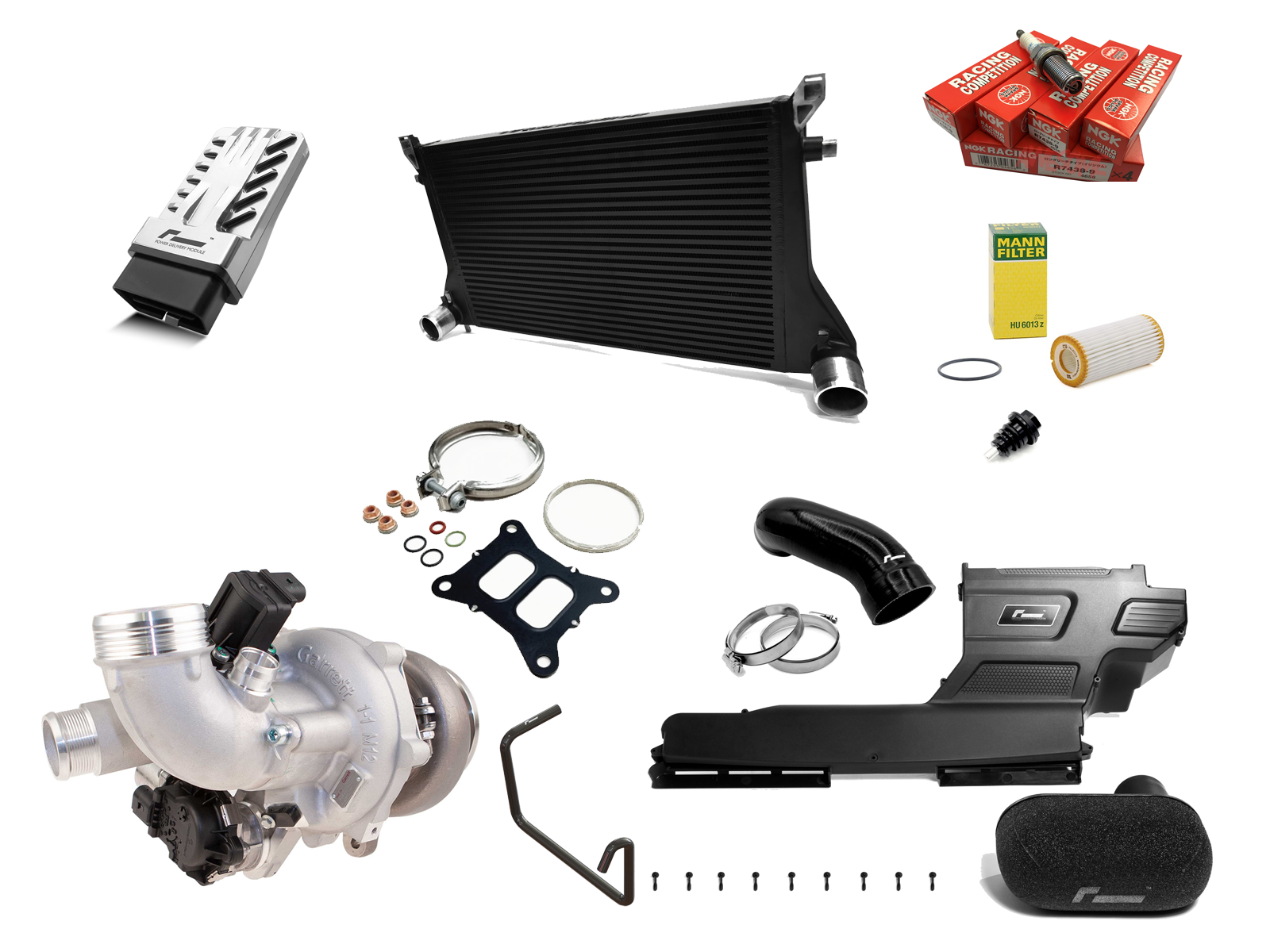 RacingLine / Garrett Powermax Emissions Compliant Stage 3 Upgrade Package for EA888 Gen3 MQB Vehicles, view 1