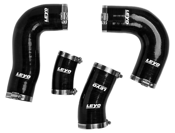 Leyo Motorsport Four Piece Silicone Boost Hoses - MQB1.8/2.0T MK2 Tiguan