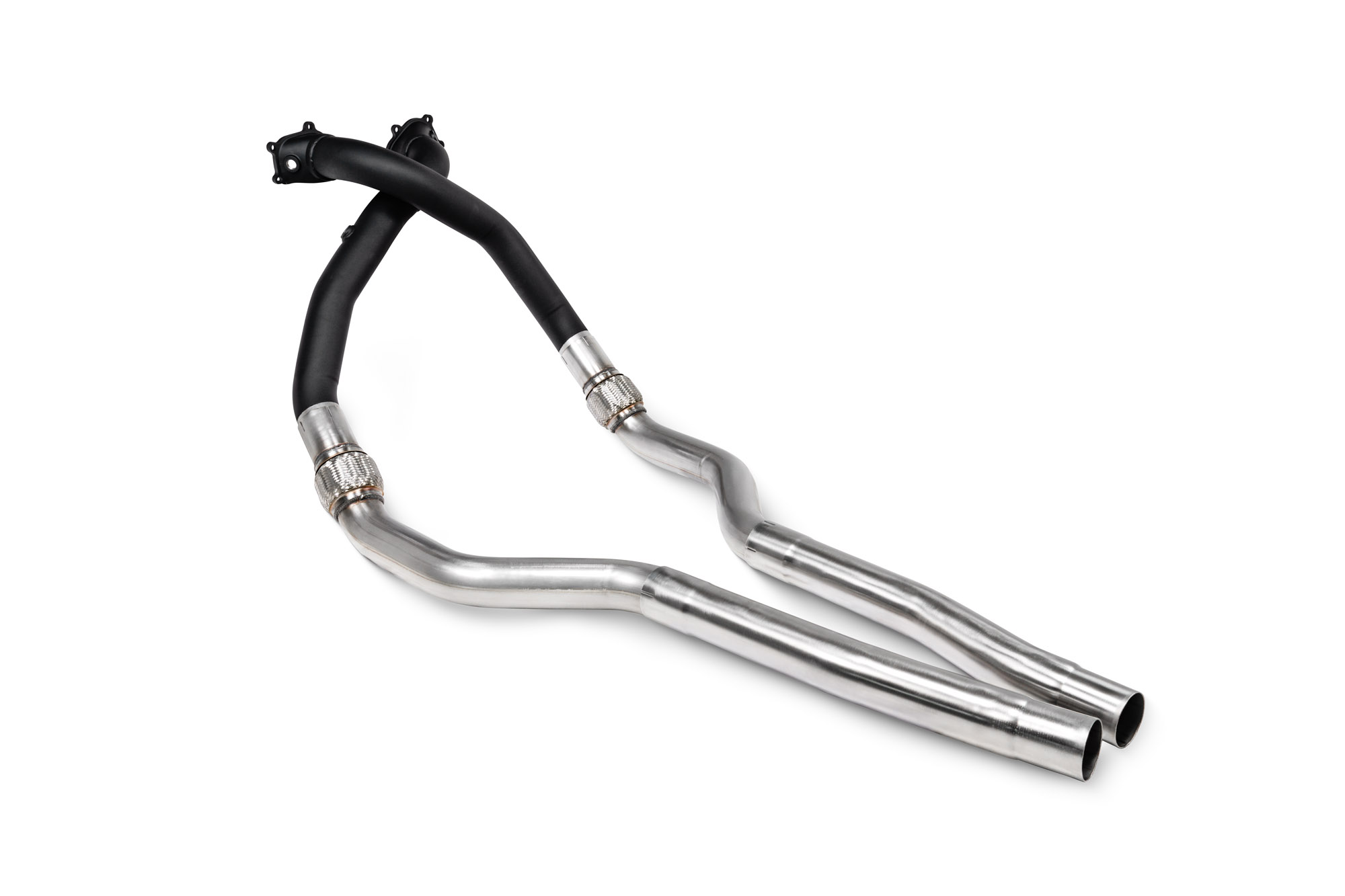 Scorpion De-cat Downpipes with Large Bore Front Pipes - S6/S7 C7, view 1