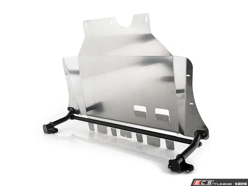 ECS Tuning Aluminum Street Shield Skid Plate With Reinforcement Kit - Golf 7, view 1