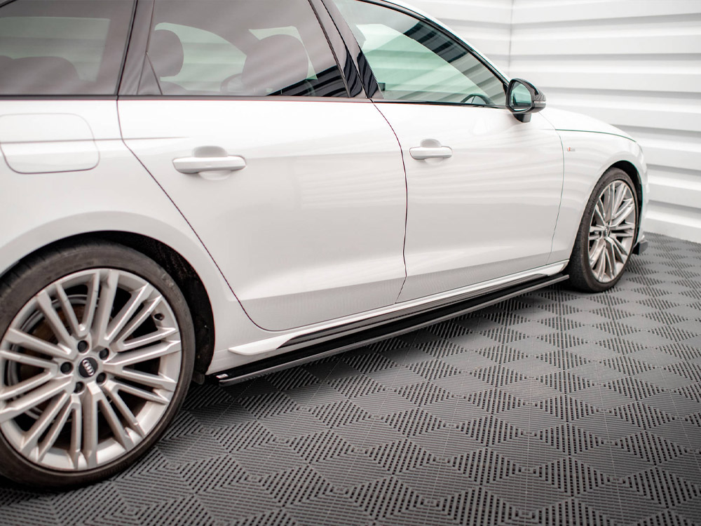 Maxton Design Side Skirts Diffusers - S4 B9 Facelift / A4 S-Line / A4 Competiton B9, view 1