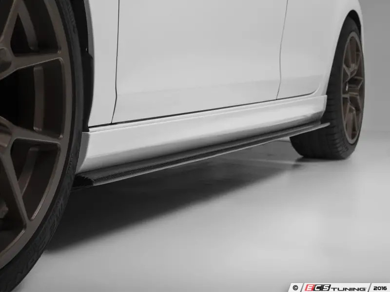 ECS Tuning Side Skirt Extension Set Carbon Fibre - Golf 6 R
