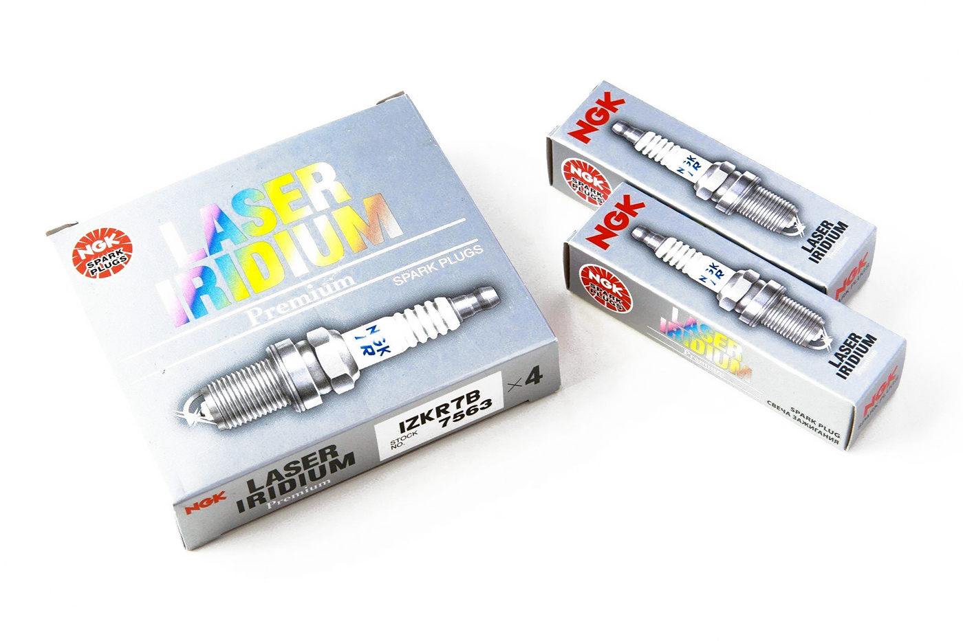 NGK IZKR7B (x6) Iridium Spark Plug Set - 3.2 VR6 / R32 / 3.2 V6