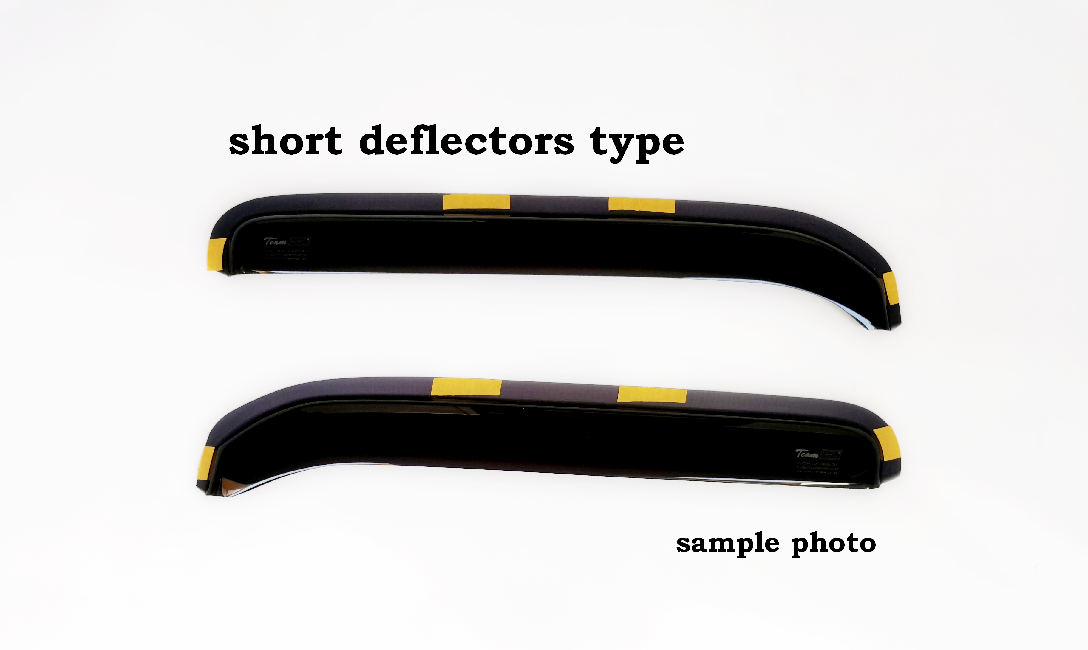 Team Heko Wind Deflectors - VW JETTA I (4 Door) 1979 - 1983 (Full Kit) (Short)