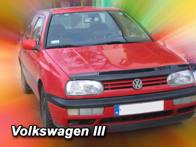 Team Heko Wind Deflector - VW GOLF III (3 Door) 1991 - 1997 / GOLF III (4 Door) / (5 Door) 1991 - 1998 (Mounted With Clips)