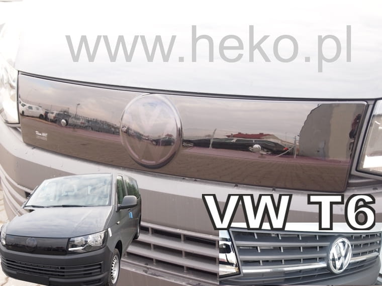 Team Heko Wind Deflectors - VW Caravelle / Transporer T6 2015 - 2019 (Upper Grille) (Black Grille)