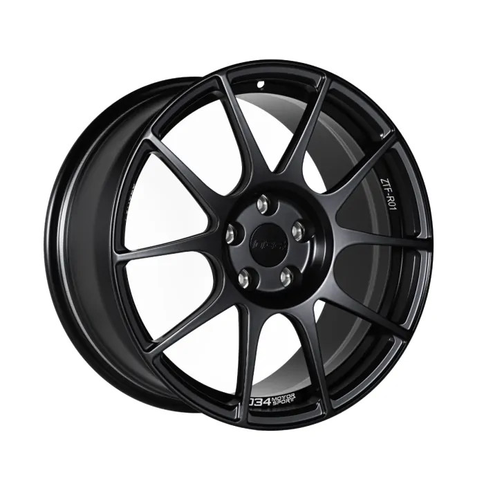 034Motorsport ZTF-R01 Forged Wheels, 18x8.5 ET45, 57.1mm Bore (Satin Black)