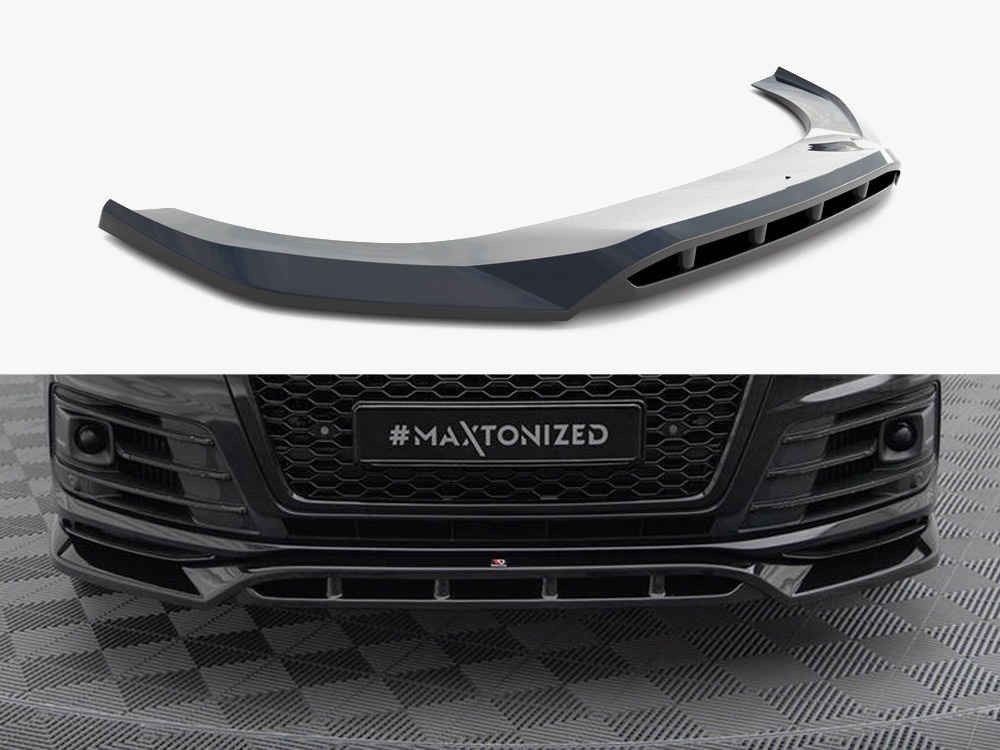 Maxton Design Front Splitter V.2 Audi SQ7 / Q7 S-Line Mk2, view 1