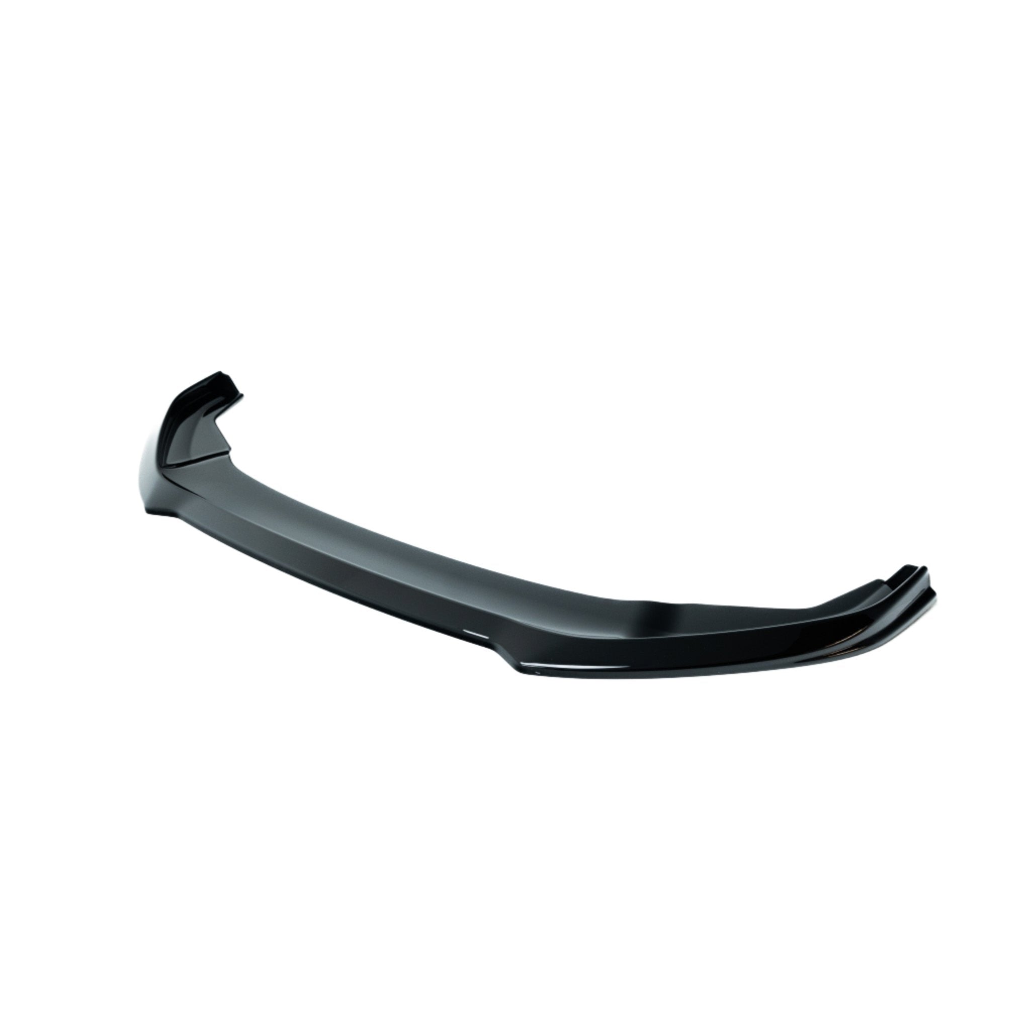 VW Golf GTI & Golf GTD Mk7.5 EVO-1 Gloss Black Front Splitter by ZAERO (2017-2020), view 1