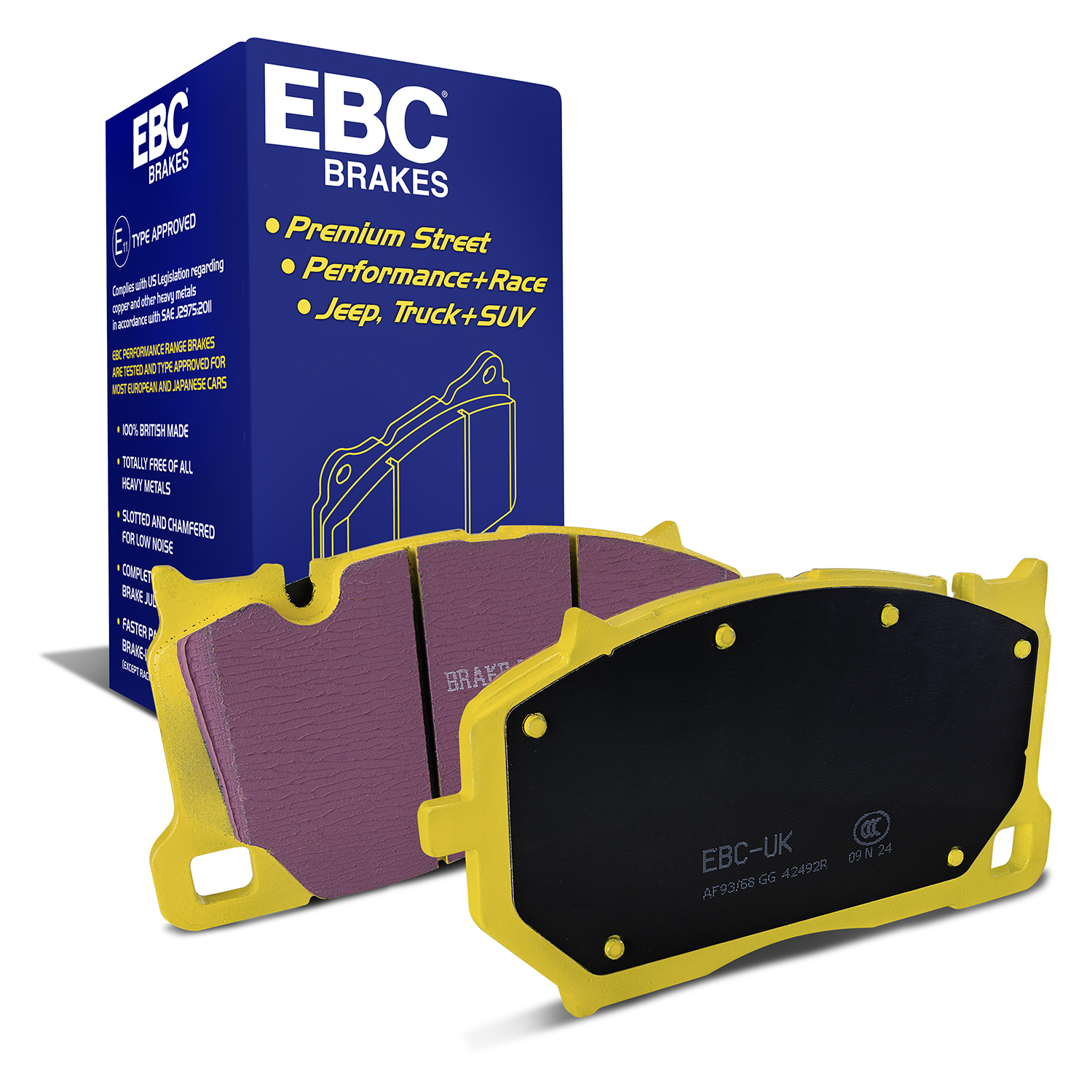 EBC Yellowstuff Front Pads - Audi RS6 C8