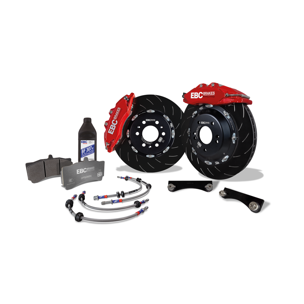 EBC 'Apollo' 6 Pot 355mm Big Brake Kit - Transporter T5/T6 – Red, view 1
