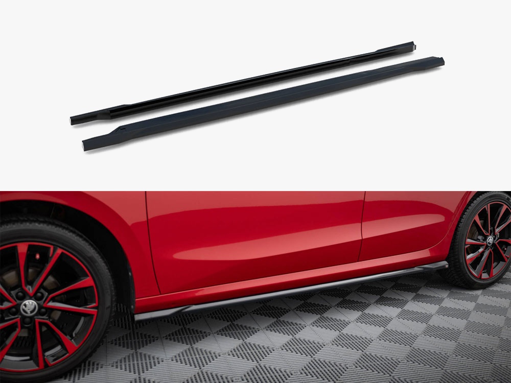 Maxton Design Side Skirts Diffusers Skoda Fabia Mk4, view 1