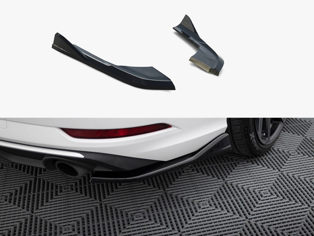 Maxton Design Rear Side Splitters V.1 Audi A3 Sedan 8V Facelift, view 1