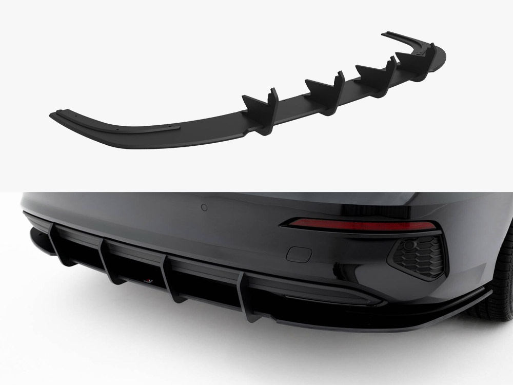 Maxton Design Street PRO Rear Diffuser Audi A3 Sedan 8Y, view 1