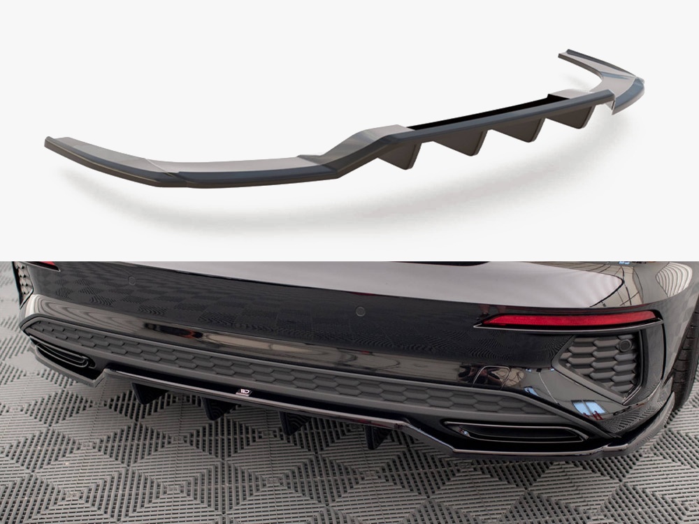 Maxton Design Central Rear Splitter (Vertical Bars) Audi A3 S-Line Sedan 8Y, view 1