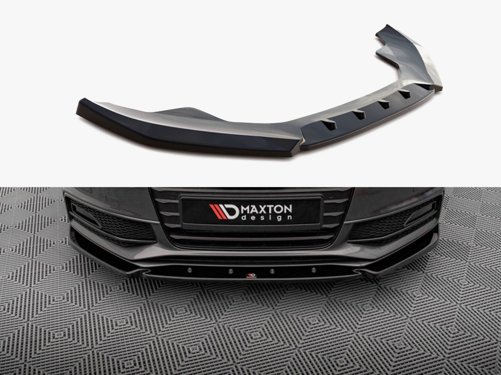 Maxton Design Front Splitter V.3 Audi A4 S-Line / S4 B8 Facelift, view 1