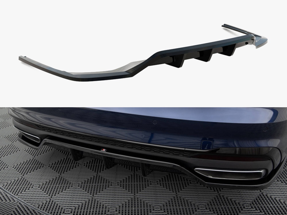 Maxton Design Rear Splitter (Vertical Bars) V.2 Audi A4 S-Line B9 Facelift, view 1