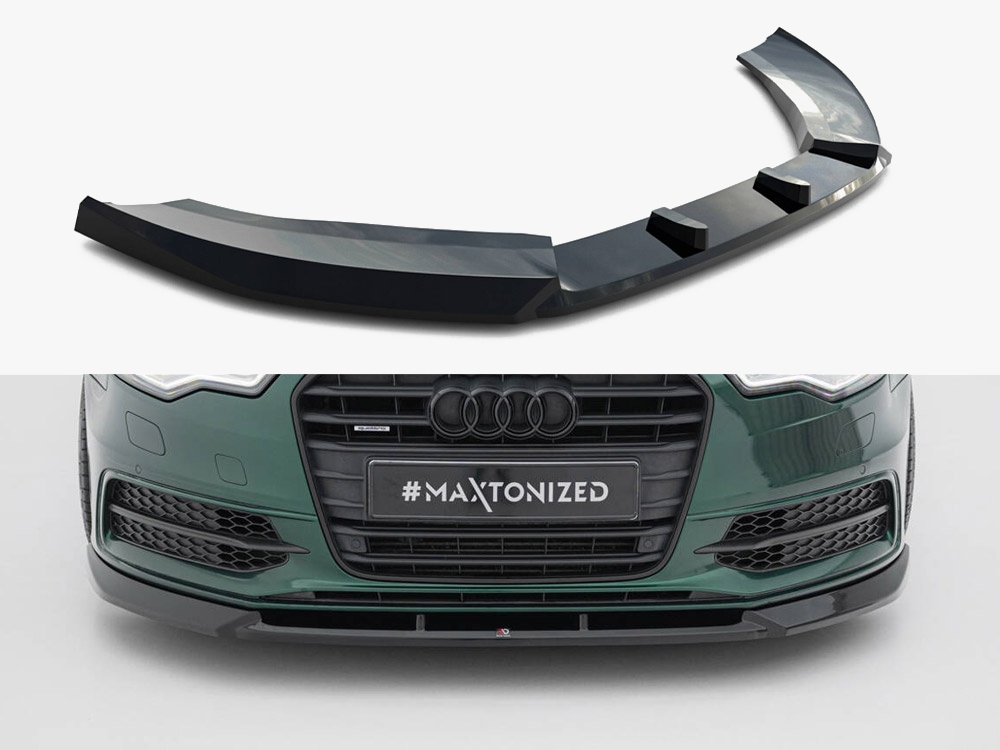 Maxton Design Front Splitter V.3 Audi A6 S-Line / S6 C7, view 1