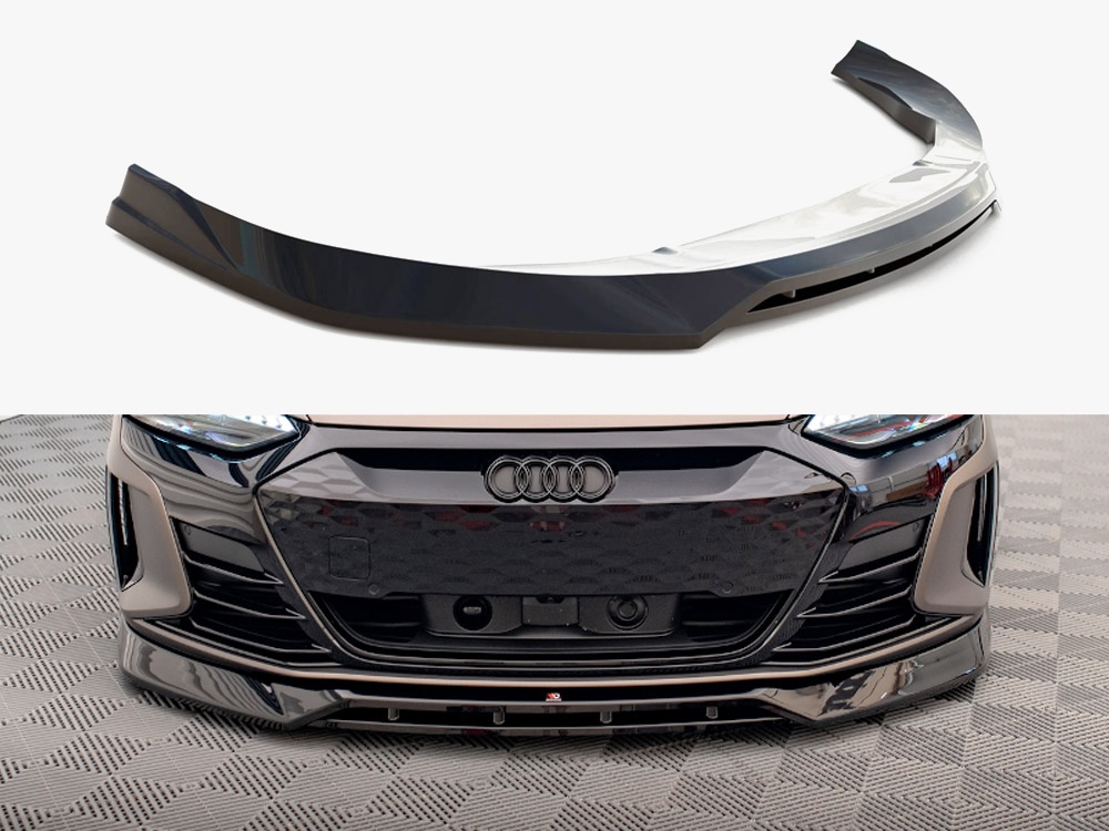 Maxton Design Front Splitter V.3 Audi e-Tron GT / RS GT Mk1, view 1