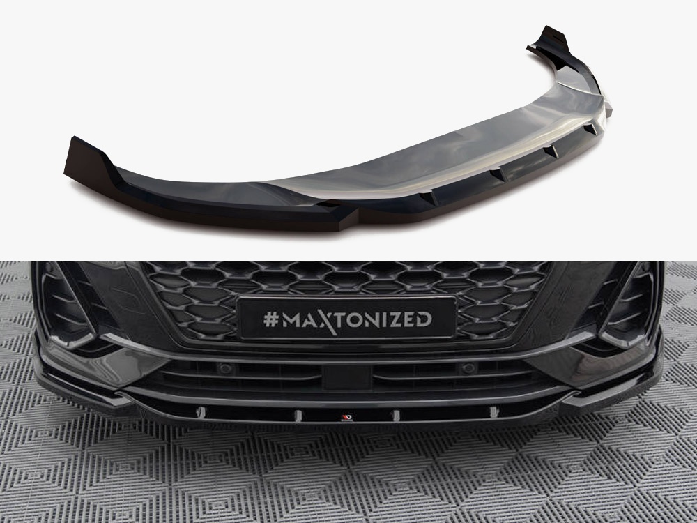 Maxton Design Front Splitter V.2 Audi Q3 Sportback F3, view 1