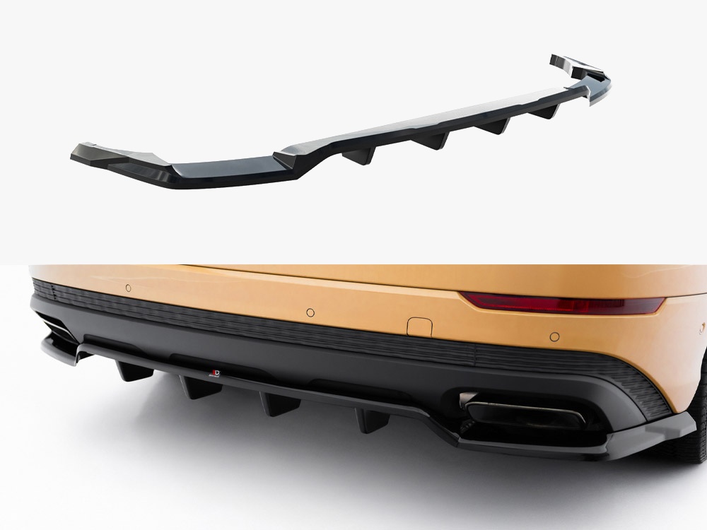 Maxton Design Rear Splitter (Vertical Bars) - Audi Q8 Mk1 Facelift, view 1