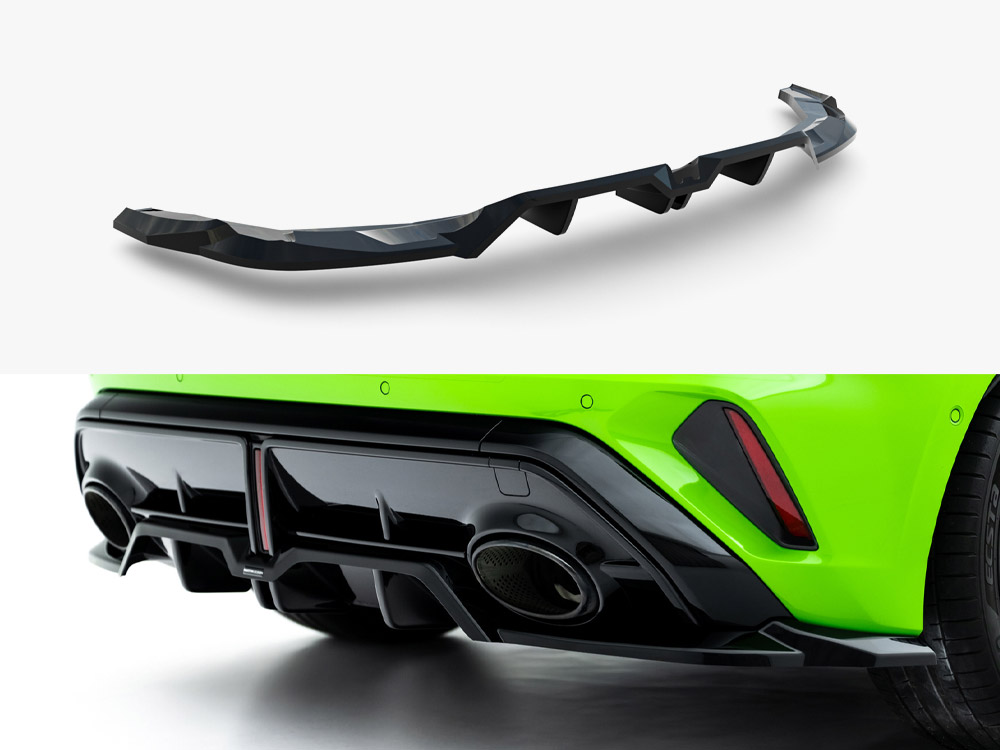 Maxton Design Rear Splitter (Vertical Bars) V.2 Audi RS3 Sportback 8Y Facelift, view 1