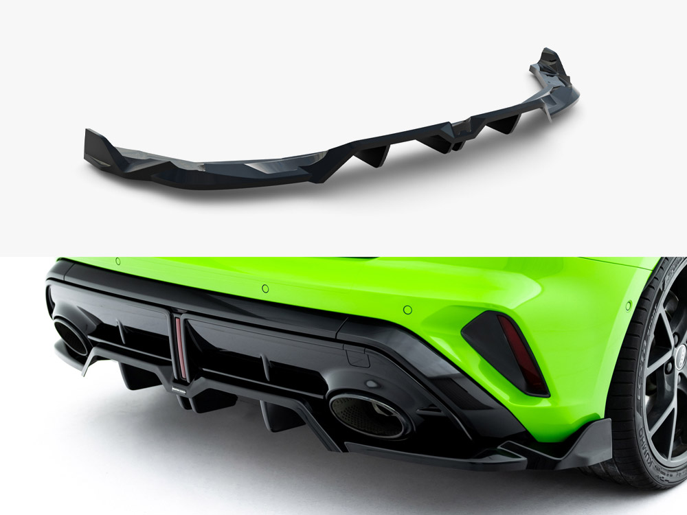 Maxton Design Rear Splitter (Vertical Bars) V.3 Audi RS3 Sportback 8Y Facelift, view 1