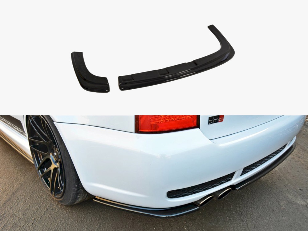 Maxton Design Rear Splitter Audi RS4 B5 - Textured, view 1
