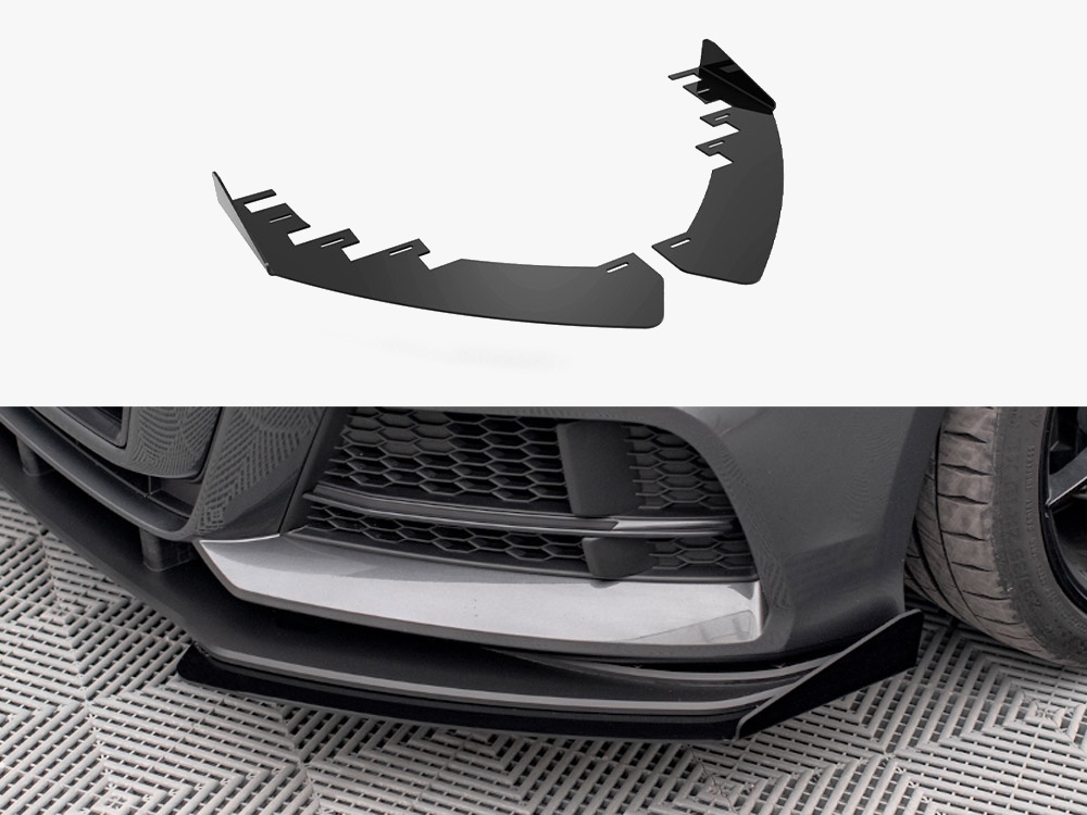 Maxton Design Front Flaps Audi S3 / A3 S-Line Sportback 8V Facelift, view 1