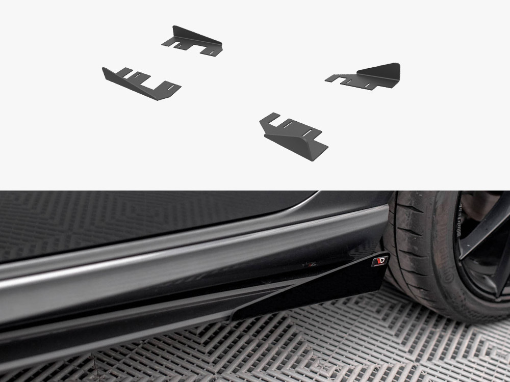Maxton Design Side Flaps Audi S3 / A3 S-Line Sportback 8V Facelift, view 1