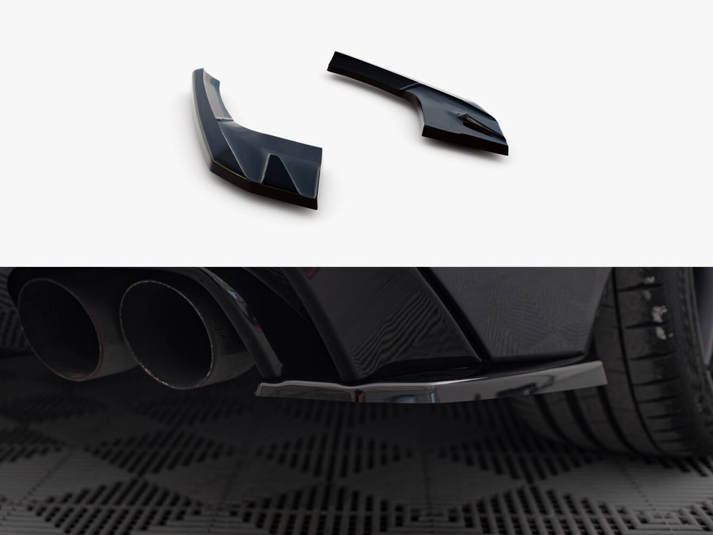 Maxton Design Rear Side Splitters V.2 Audi S3 / A3 S-Line Sportback 8V Facelift, view 1