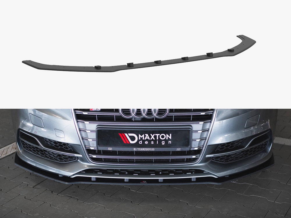 Maxton Design Street PRO Front Splitter Audi S3 / A3 S-Line Sedan 8V, view 1