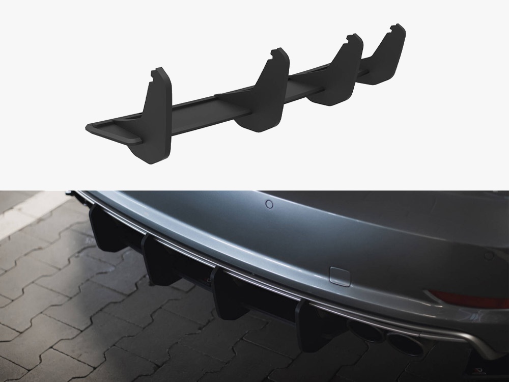 Maxton Design Street PRO Rear Diffuser Audi S3 Sedan 8V, view 1