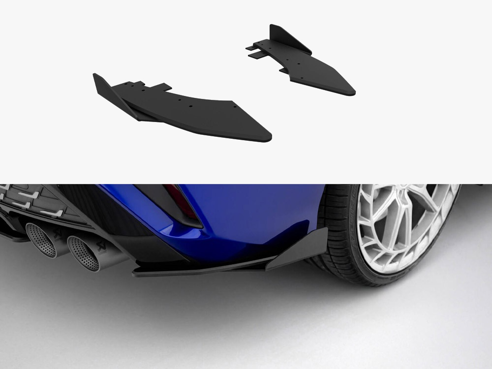 Maxton Design Street Pro Rear Side Splitters + Flaps Audi S3 Sedan 8Y Facelift, view 1