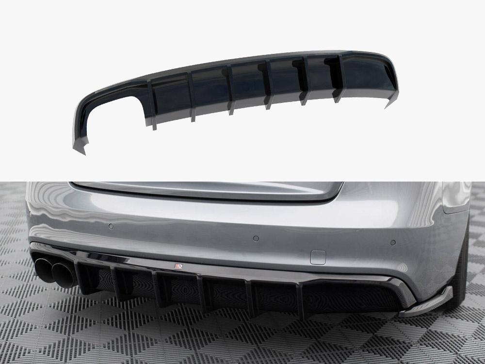Maxton Design Rear Valance Audi S5 / A5 S-Line 8T Facelift (Single side dual exhaust version), view 1