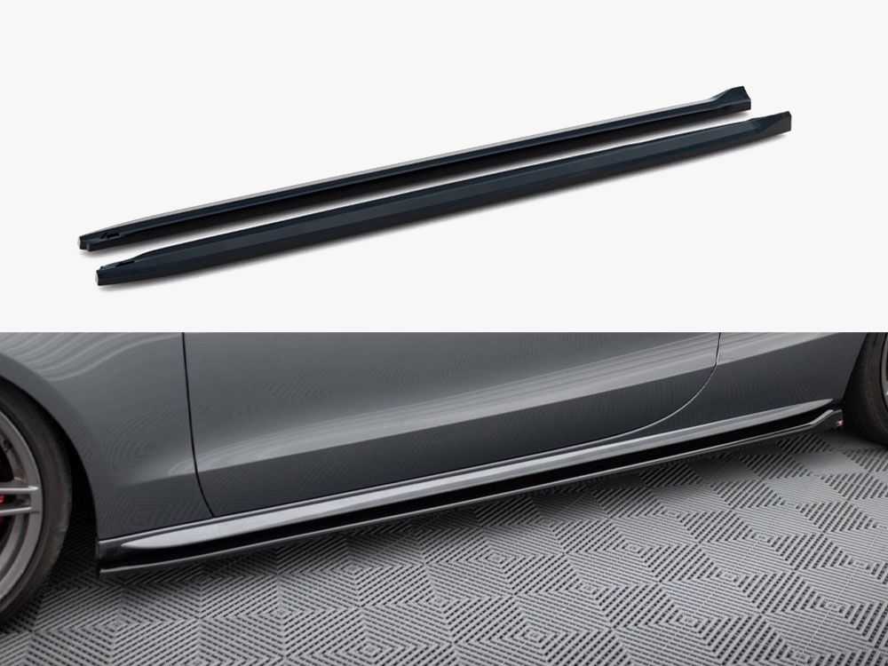 Maxton Design Side Skirt Diffusers V.2 Audi S5 / A5 S-Line Coupe 8T / 8T Facelift, view 1