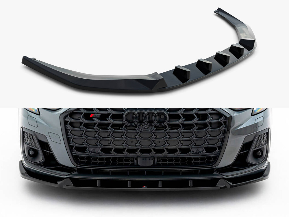 Maxton Design Front Splitter V.2 Audi S8 / A8 S-Line D5 Facelift, view 1