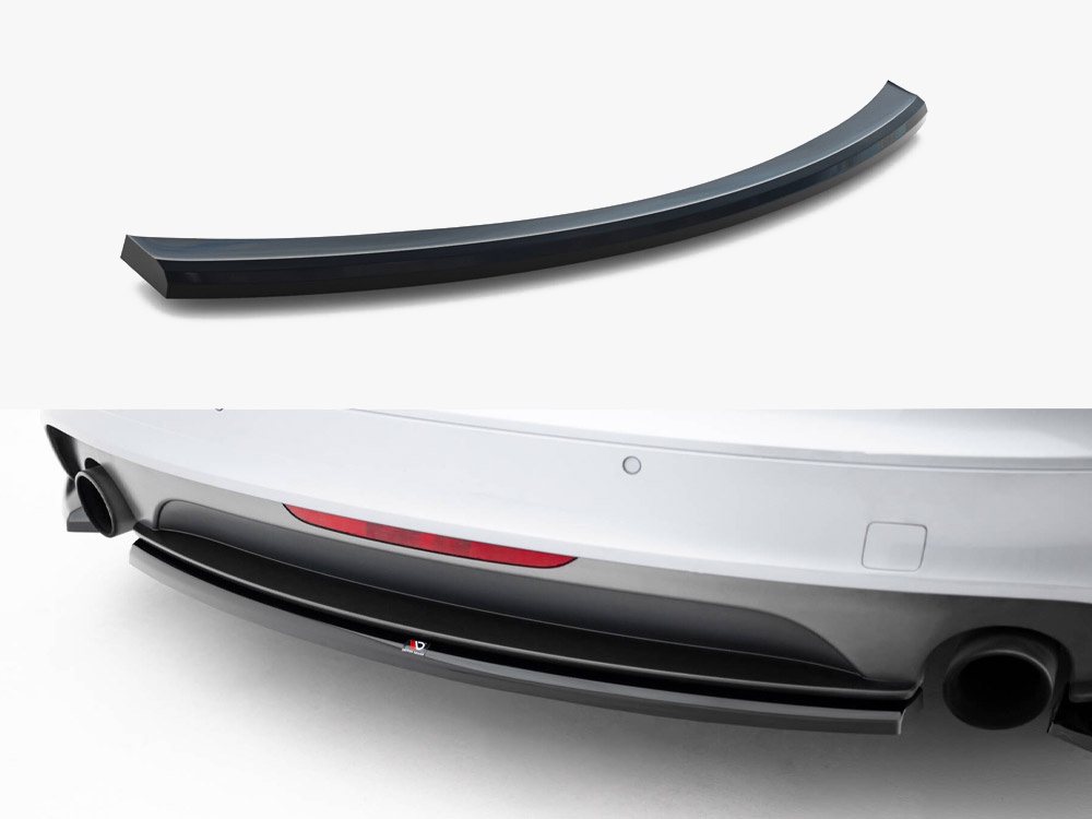 Maxton Design Central Rear Splitter Audi TT S-Line (8J) Facelift