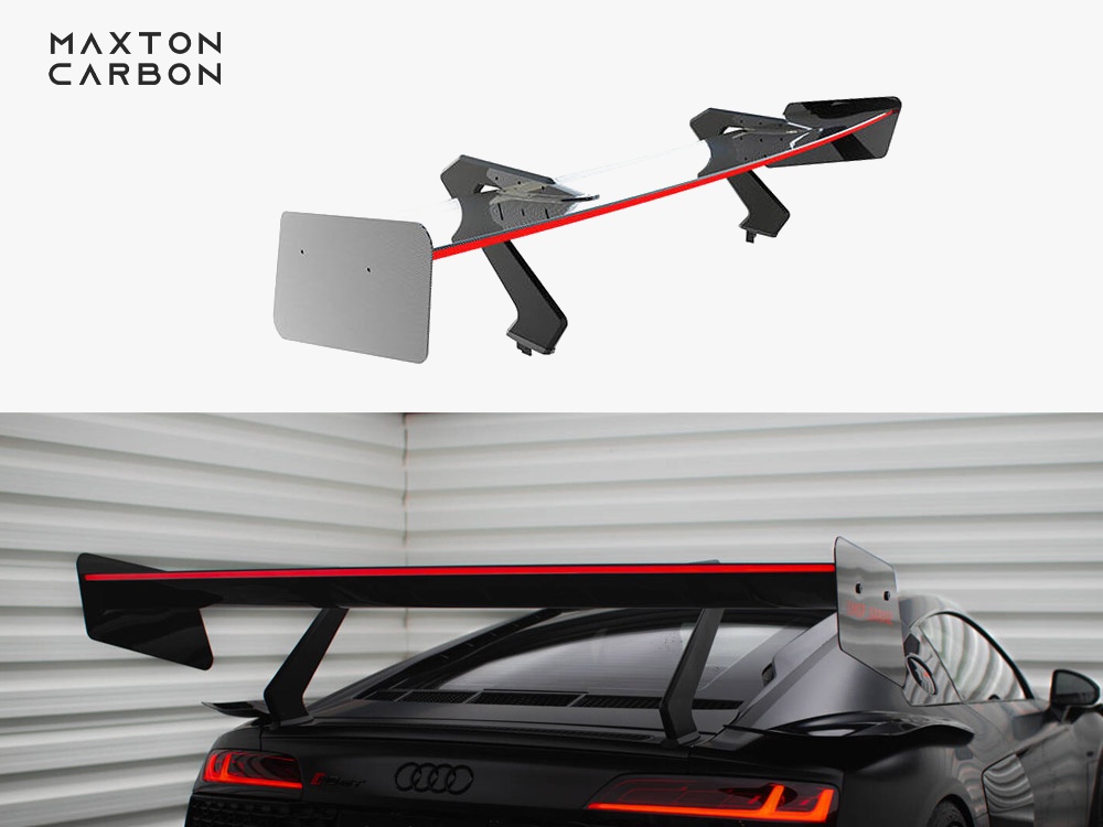 Maxton Design Carbon Spoiler + LED Audi R8 Mk2, view 1