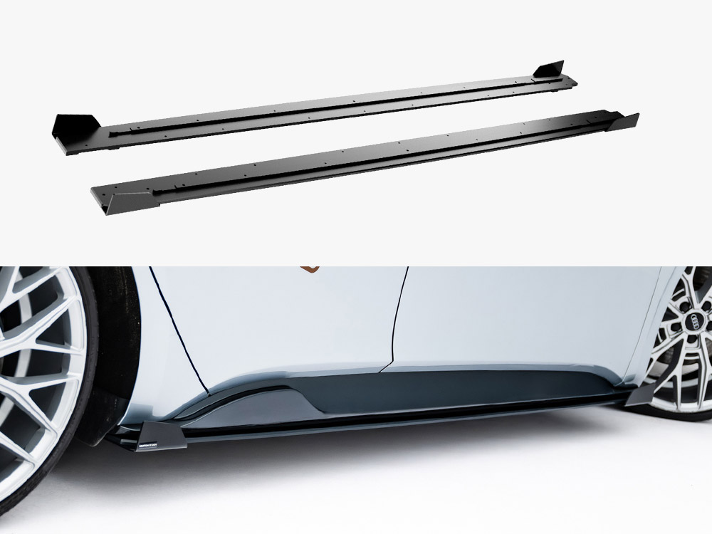 Maxton Design Street PRO Side Skirt Diffusers + Flaps Cupra Born Mk1, view 1