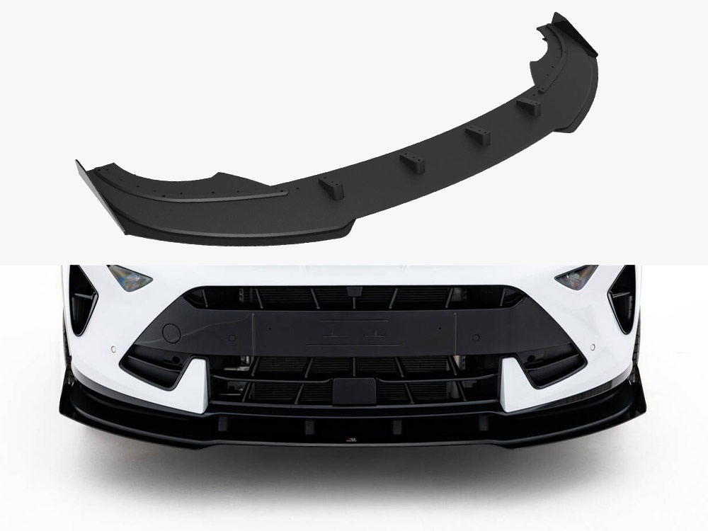 Maxton Design Street PRO Front Splitter V.1 + Flaps Cupra Formentor Mk1 Facelift, view 1
