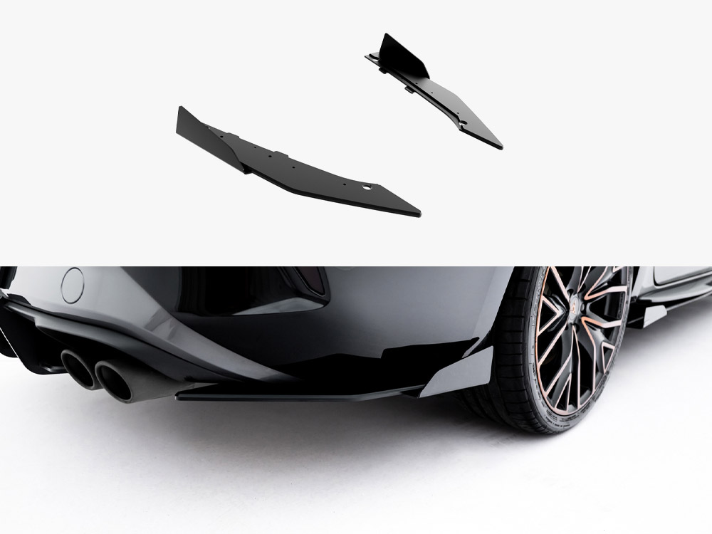 Maxton Design Street PRO Rear Side Splitters + Flaps - Cupra Leon ST Mk1 Facelift, view 1