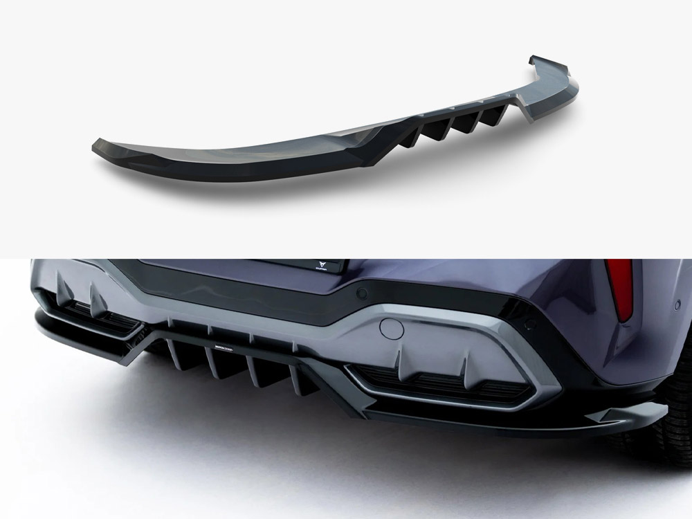 Maxton Design Rear Splitter (Vertical Bars) V.4 Cupra Terramar Mk1 (Version with towbar), view 1