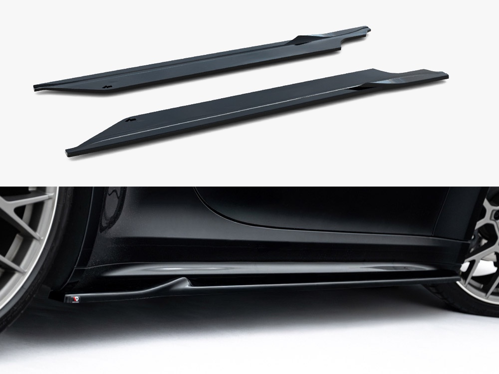 Maxton Design Side Skirts Diffusers V.1 Porsche 911 Carrera Sport Design 992, view 1