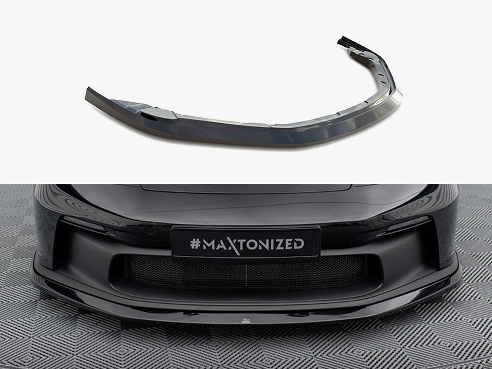 Maxton Design Front Splitter Porsche 911 992 GT3, view 1